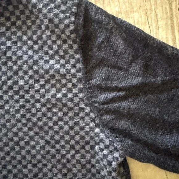 Banana Republic Mens Merino V-Neck Sweater Dark Charcoal Gray Size M RN69016 - Picture 6 of 10